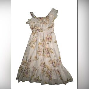 Zenzi- Cream colored Floral girls dress Kids Sizes choose your size
